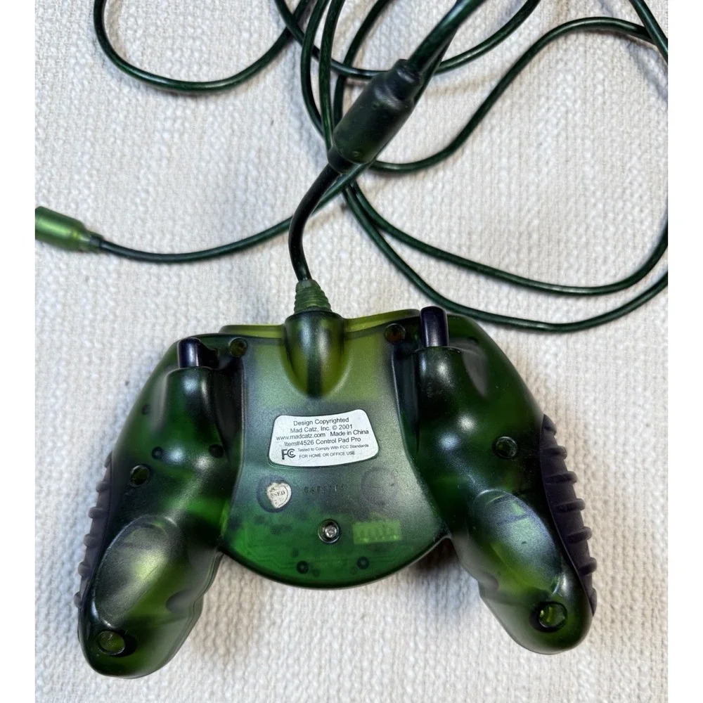 MadCatz Original Xbox Pad Pro Controller 4526 Translucent Green Wired Work‎ 2001